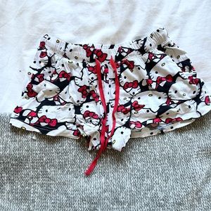 Y2K Hello Kitty Cotton Shorts Small